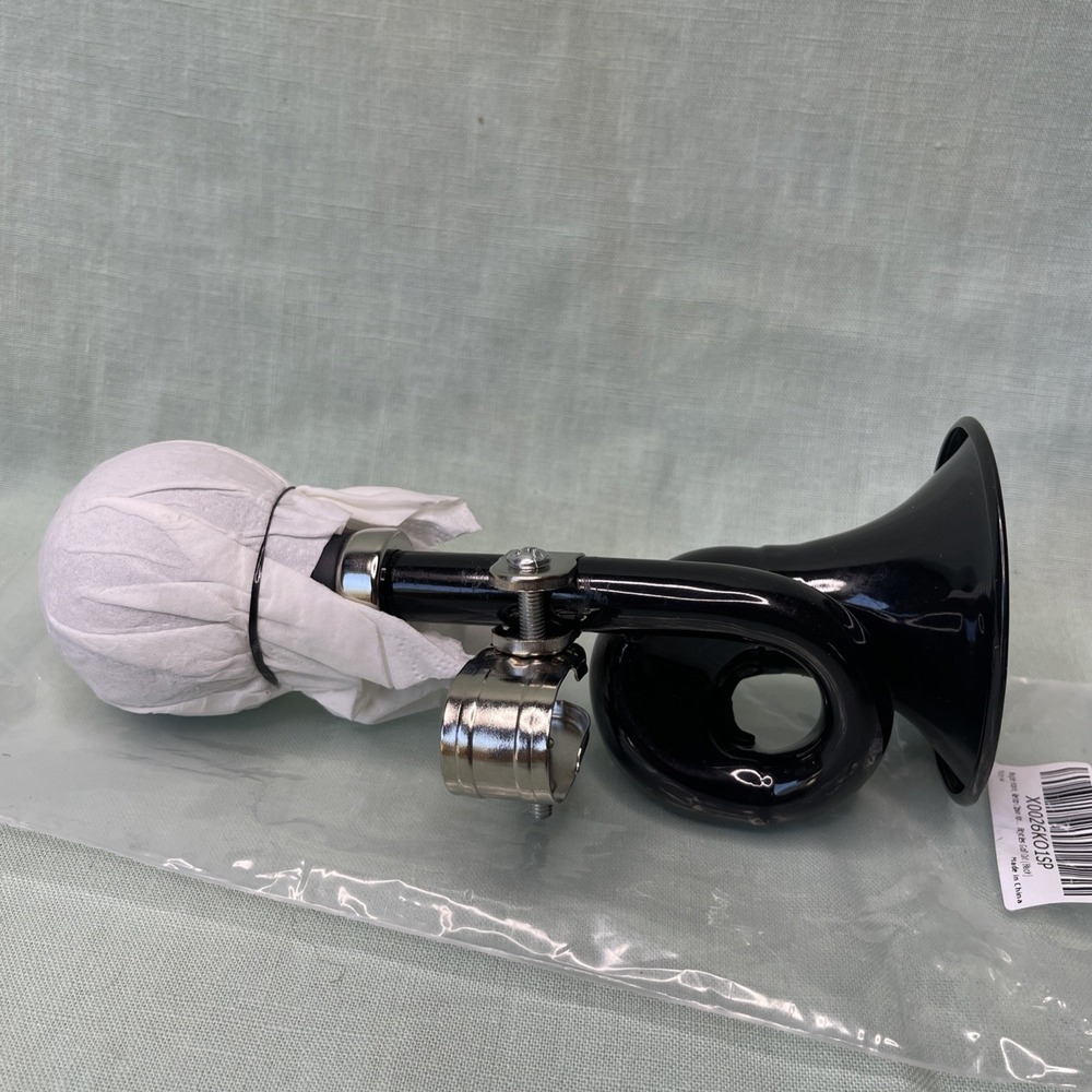 Retro Bicycle Clown Horn Black Metal Bugle Bike Golf Cart Handlebar Horn Classic
